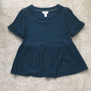 Loft peplum top